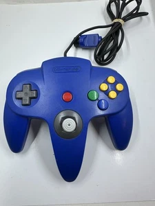 Nintendo 64 N64 Blau Controller OEM Tight Stick Getestet Schneller Versand - Bild 1 von 4
