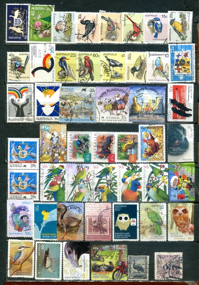 Z_179 Birds FAUNA 50张二手邮票 — 第 1/1 张图片