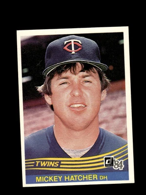 Minnesota Twins Mickey Hatcher #147 Donruss Baseball Near Mint or Better top - Image 1 of 2