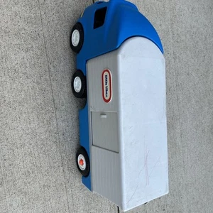 Vintage 1990’s Little Tikes Blue Semi Truck Big Rig Hauler, Made in USA - Bild 1 von 5