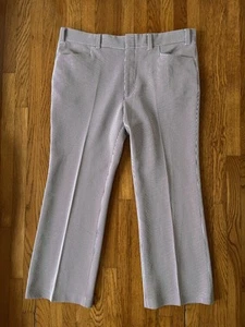 Vintage Striped Red White Blue Striped Levis Pantela. 41" x 30". Made in the USA - Picture 1 of 5