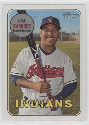 2018 Topps Heritage Jose Ramirez #291 - Image 1 of 2
