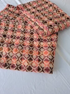 Mantas galesas vintage x 2, 72 x 54" aprox hechas a mano - Imagen 1 de 12