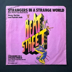 BEAT STREET Strangers in a Strange World Vinyl Record Single Atlantic Soundtrack - Picture 1 of 2