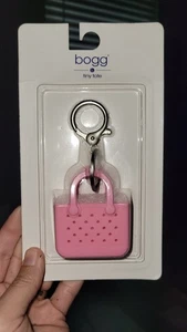 Bogg Bag Piccola Borsa Portachiavi Clip Rosa - Foto 1 di 4