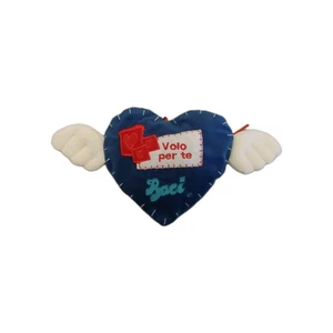 Peluche Cœur Baci Perugina 20 Cm Original Amour Love Heart Plush Soft Toys - Picture 1 of 1