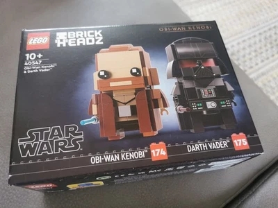 LEGO Star Wars Brick Headz 40547 Darth Vader Obi-Wan Kenobi FREE P&PP - Image 1 of 3