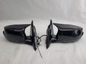 2014-2021 Infiniti Q50 Side View Mirrors OEM,With Aftermarket M-Style Mirror Cap - Picture 1 of 14