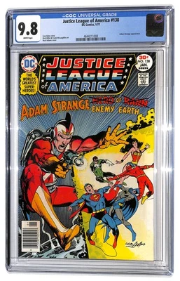 Justice League of America #138 CGC 9.8 Neal Adams Adam Strange Cover (MS) - Image 1 of 3