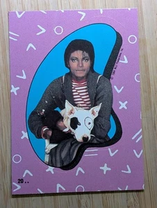 Michael Jackson Trading Card  Sticker (Topps, 1984) #20 - Picture 1 of 7
