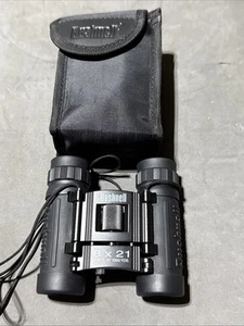 Bushnell 8 x 21 378 Feet at 1000 Yards Compact Pocket Binoculars With Case - Picture 1 of 7