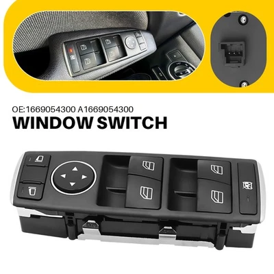 Interruptor de control de ventana eléctrica maestro conductor EXR para Mercedes-Benz GLE (W166) 15-18 Foto 1 de 4