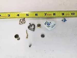 random jewelry lot pin and broken jewelry - Picture 1 of 2
