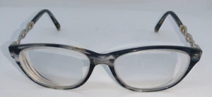 Vivid Eyewear VE Eyeglass Frames Black Tortoise Acetate 135mm Twisted Cord Arms - Bild 1 von 5