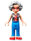 Lego Dottie Mom Grandma Friends Minifigure Blue Pants Red Shoes 41704 New RARE!