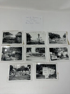 1964 Art B. Thomas Carnaval Tierra Azul MN Lote de 8 Fotos Originales Monta Personas Foto 1 de 4