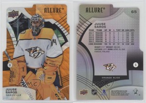 2021-22 Upper Deck Allure Orange Slice Juuse Saros #65