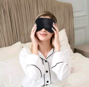 CAMPO SILK EYE SLEEP MASK BLACK NWOT - Picture 1 of 3