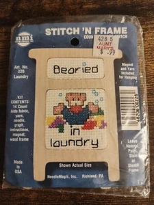 NMI Stitch 'n Frame Bearded In Laundry - Bild 1 von 3