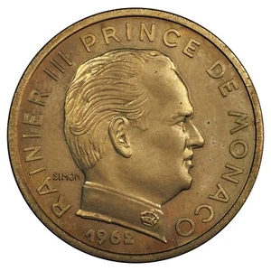 Monaco - 50 centimes 1962 ESSAI Rainier III - cupro-aluminium - GadMC.148 KM.E49 - Imagen 1 de 2