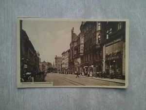AK Kattowitz Katowice Schlesien Polen Grundmann Straße Laden Geschäft 1917 - Bild 1 von 2