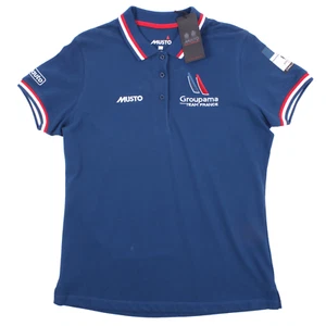 Womens Musto Groupama Team France Americas Cup Sailing Polo Shirt New With Tags - Picture 1 of 3