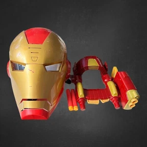 Marvel Iron Man Mask with Sound and Extending Dart Blaster Halloween Cosplay - Picture 1 of 5