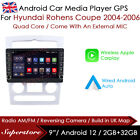 9” Android 12 CarPlay Auto GPS Head Unit Car Stereo For Hyundai Rohens Coupe UK