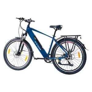 Bicicletta elettrica TTGO 27.5 pollici Pedelec 250W 36V 20AH E-City Bike 7 velocità 120KM - Foto 1 di 27