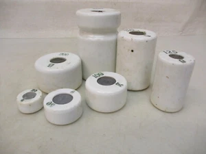 x-78037	Alte Porzellan Gewichte 20-500g,mit Gebrauchsspuren - Bild 1 von 2