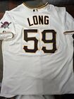 2010 Pitt Pirates Don Long #59 Game Used Wh Majestic Jersey Sz 48 Set 1 Of 2010