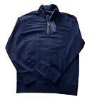Ralph Lauren Polo Golf 1/4 Zip Mens Medium Blue Long Sleeve Activewear Pullover
