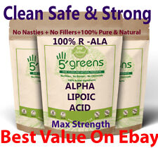 Alpha Lipoic Acid 600mg Capsules 99% R ALA Strongest Extract 100% Natural