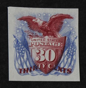 CKStamps: US Stamps Collection Scott#121P3 30c Unused LH NG Proof - Imagen 1 de 2