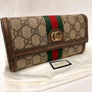 GUCCI Ophidia GG Continental Ladies Long Wallet 523153 Made in Italy From Japan - Picture 1 of 12