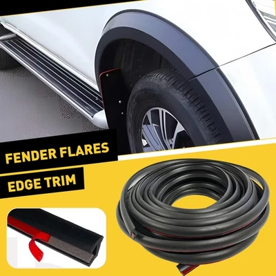 9M Wheel Fender Wells Flare Edge Trim Rubber Seal Strip For Car Truck Universal - Image 1 of 4