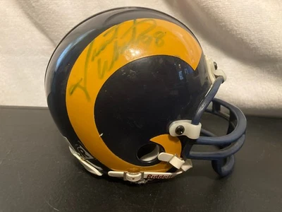Grant Winstrom Autograph, Rams, Mini Helmet Signed Rookie Year 1998 MINI - Image 1 of 4