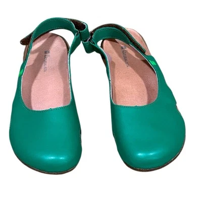 El Naturalista Wakataua Green Closed Toe Leather Sandals Women's Size 39 EU 8.5 - Image 1 of 4