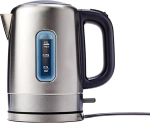 Amazon Basics Electric Stainless Steel Kettle for Tea and Coffee, Bpa-Free, Fast - Picture 1 of 12