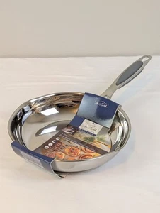 David Burke 8 Zoll Edelstahl Bratpfanne mit Ausgießer Restaurateur Statur - Bild 1 von 8