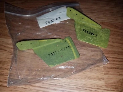 2X New Piper PA-31 Navajo Flap Track Reinforcement Gusset PN# 71132-002 /71132-2 - Image 1 of 3