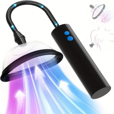 Bomba de coño eléctrica para mujeres agrandador de vagina vacío potenciador de clítoris juguete sexual de 2 tazas Foto 1 de 4