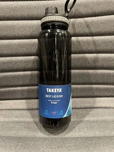 Takeya Tritan Borraccia Sportiva con Coperchio Beccuccio Nero 40oz - Foto 1 di 4