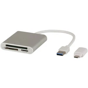 High Quality Multi Card Reader USB 3.0 with Type-C Adaptor 5Gbps Transfer Speed - Picture 1 of 3