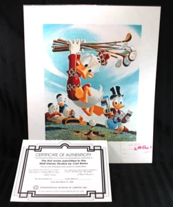 Disney CARL BARKS STUDIOS Authentic 2ND PROOF Litho Art FLUBBIDY DUBBIDY DUFFER - Bild 1 von 21