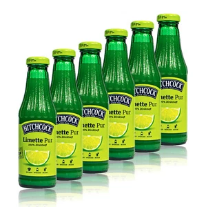 Hitchcock Pack de 6 zumos de lima puro 100% zumo directo de aproximadamente 20 limas 0,5L - Imagen 1 de 7