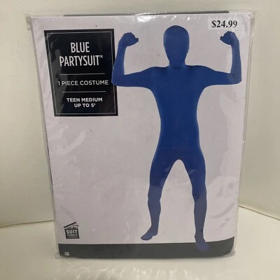 Blue Partysuit Costume, Teen- Size Medium (up to 5') - One Piece - Image 1 of 3