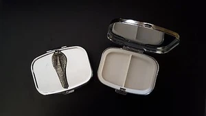 Cobra ZSP English Pewter Emblem on a Rectangular Travel Metal Pill Box - Picture 1 of 1