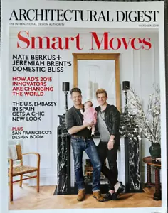 Architectural Digest October 2015 Nate Berkus + Jeremiah Brent - Picture 1 of 2