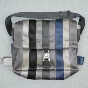 Nate Laptop Bag by U.S.E.D. Recycled Seatbelt Bag - Picture 1 of 16